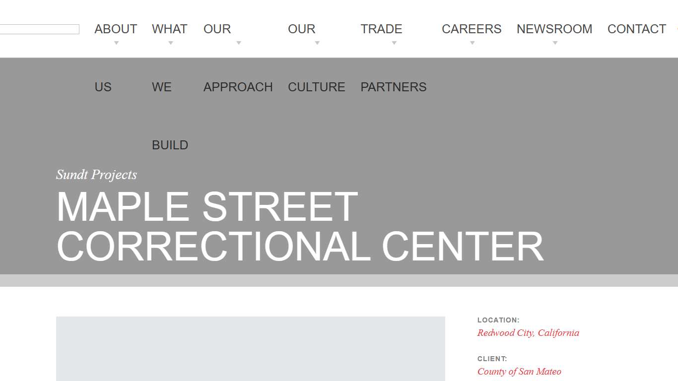 Maple Street Correctional Center - Construction Company & General Contractor | Sundt